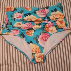 Torrid floral swim bottoms